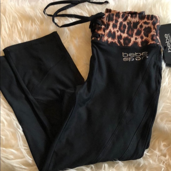 Bebe Sports Workout Capris - Picture 4 of 7